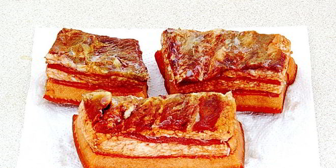 Рецепт сала в луковой шелухе в мультиварке