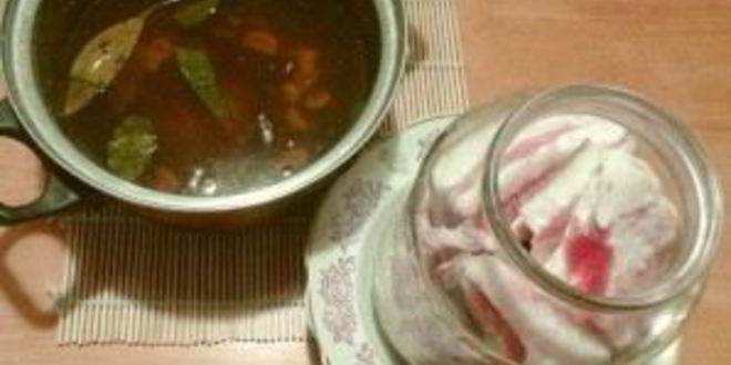 Рецепт сала в рассоле по-домашнему