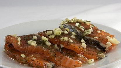 Рецепт Семги слабосоленой