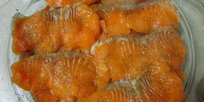 Рецепт семги соленой по-фински