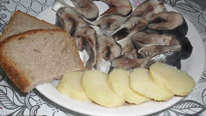 Рецепт Слабосоленой селедки