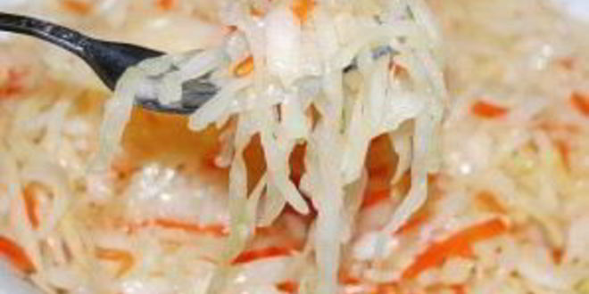 Рецепт сладкой капусты