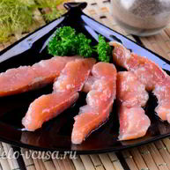 Рецепт Соленой горбуши под семгу