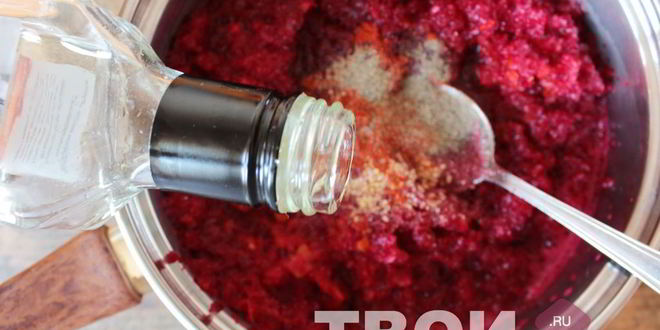 Рецепт свекольной икры на зиму