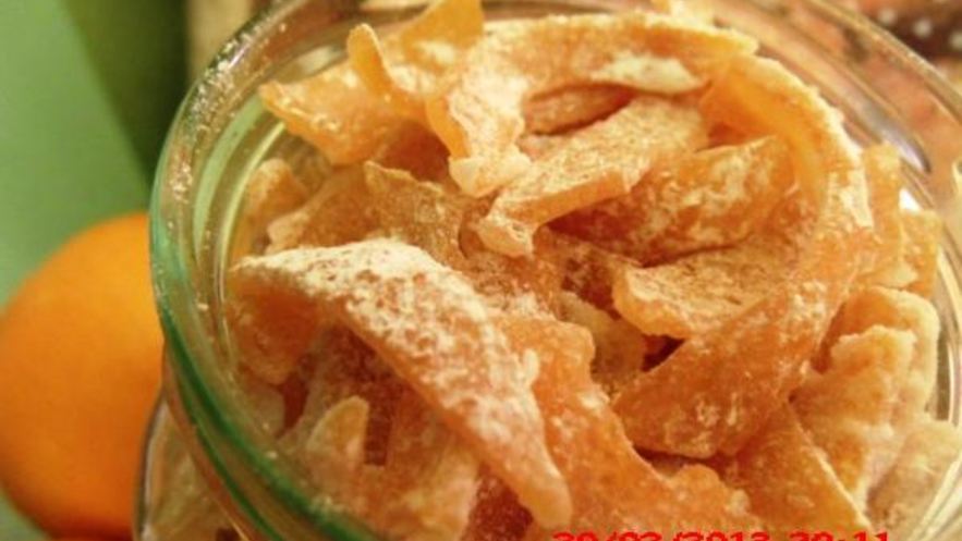 Рецепт апельсиновых цукатов