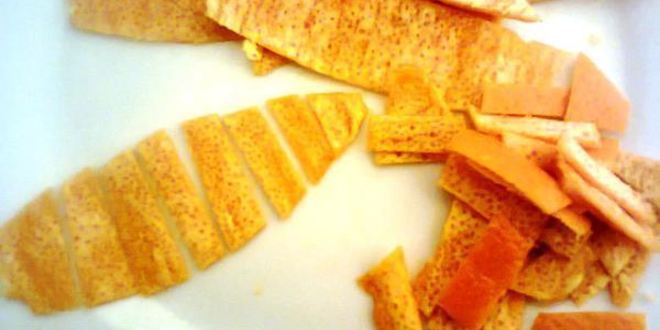 Рецепт апельсиновых цукатов