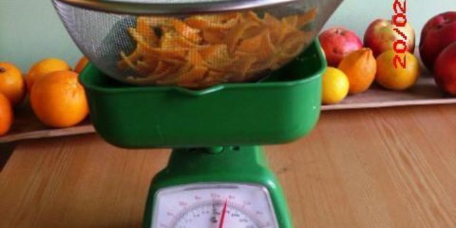 Рецепт апельсиновых цукатов