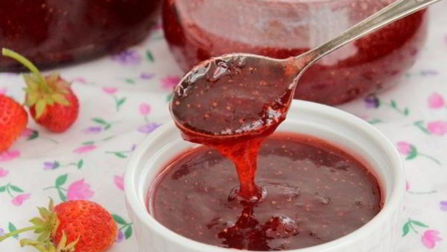 Рецепт клубничного конфитюра с ванилью