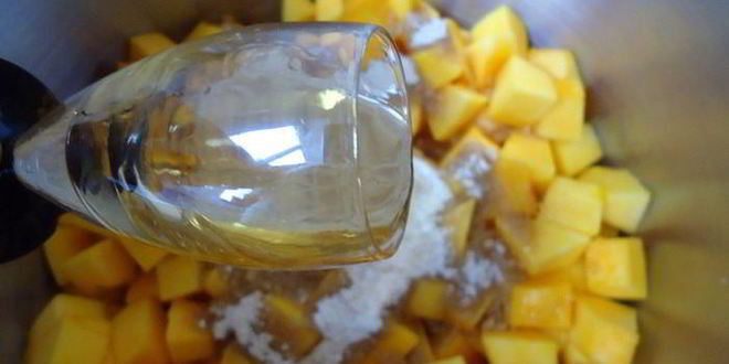 Рецепт мятна-шоколадного варенье с тыквой