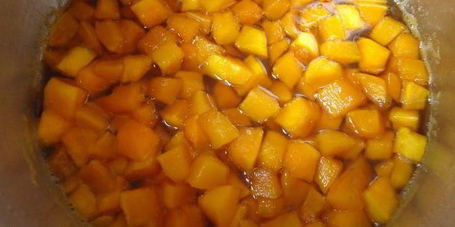 Рецепт мятна-шоколадного варенье с тыквой