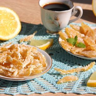 Рецепт Цукатов из лимонной кожуры