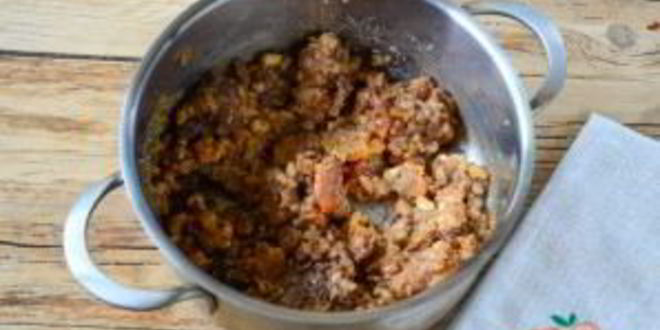 Рецепт варенья из кураги с грецким орехом