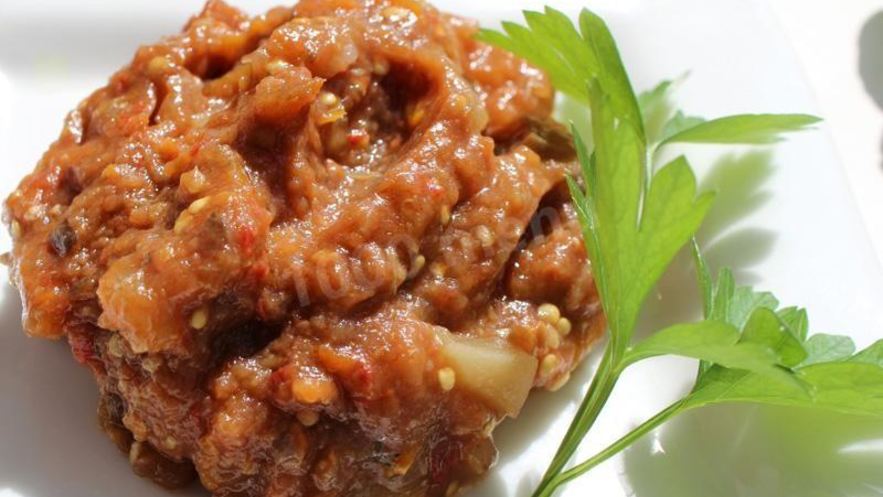 Рецепт вкусной баклажанной икры на зиму