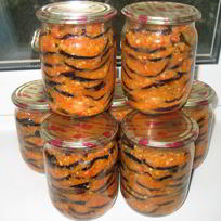 Рецепт Жареных баклажанов на зиму без стерилизации