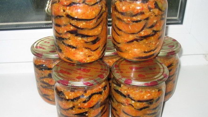 Рецепт жареных баклажанов на зиму без стерилизации