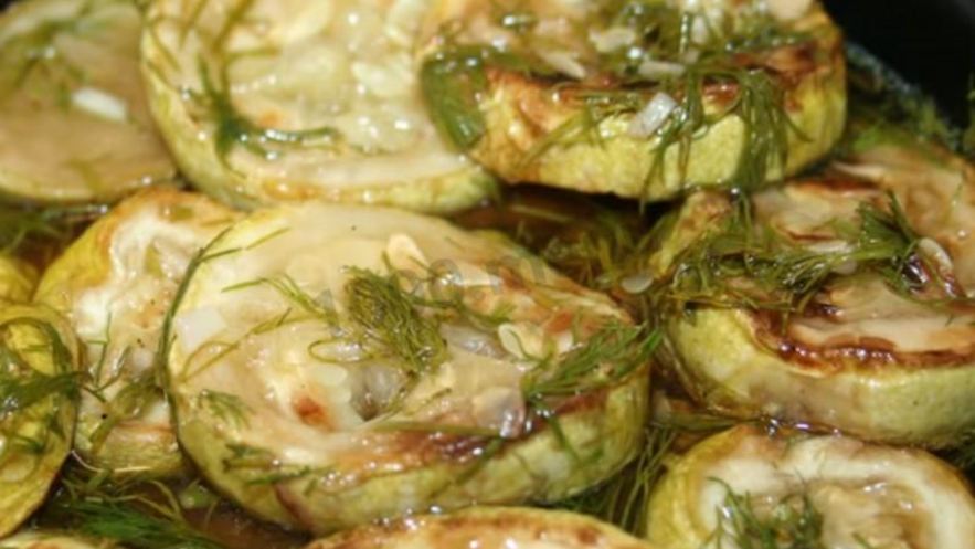 Рецепт жареных кабачков на зиму