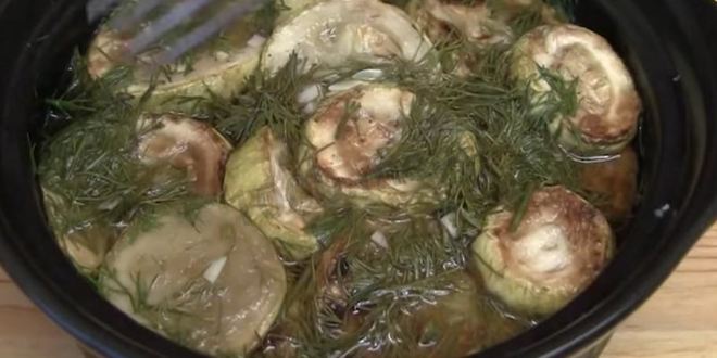 Рецепт жареных кабачков на зиму
