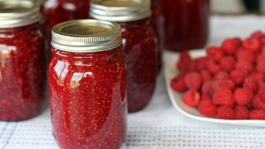 Рецепт желе из малины на зиму