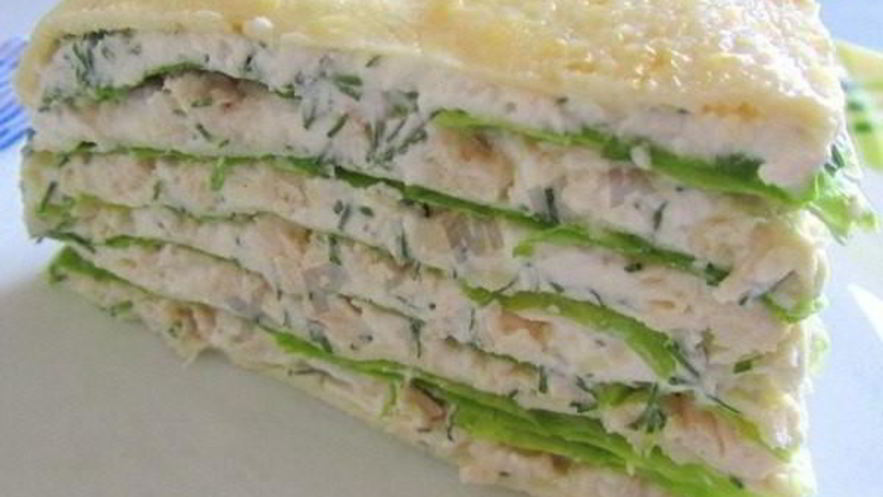 Рецепт белкового торта с куриной грудкой для сушки