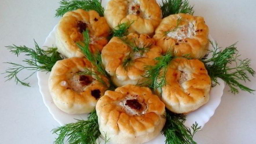 Рецепт беляшей жареных дрожжевых с мясом