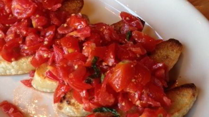 Рецепт брускетты из багета