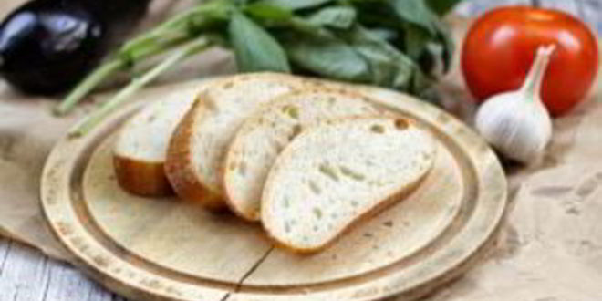 Рецепт брускетты с баклажанами и помидорами