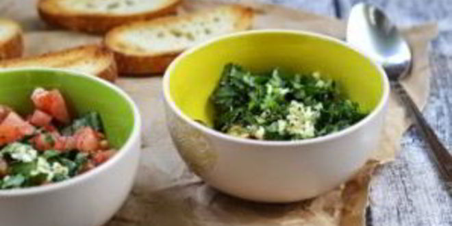 Рецепт брускетты с баклажанами и помидорами