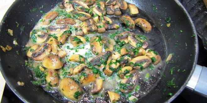 Рецепт брускетты с грибами