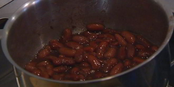 Рецепт брускетты с красной фасолью и сладким перцем