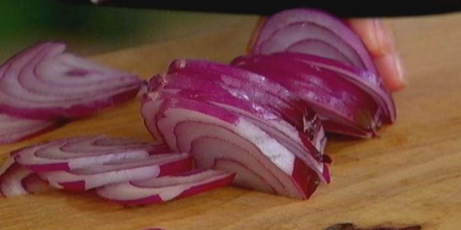 Рецепт брускетты с красной фасолью и сладким перцем