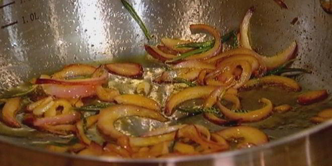 Рецепт брускетты с красной фасолью и сладким перцем