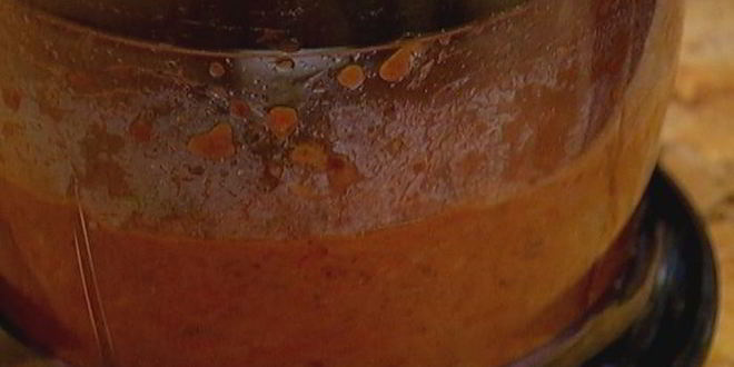 Рецепт брускетты с красной фасолью и сладким перцем