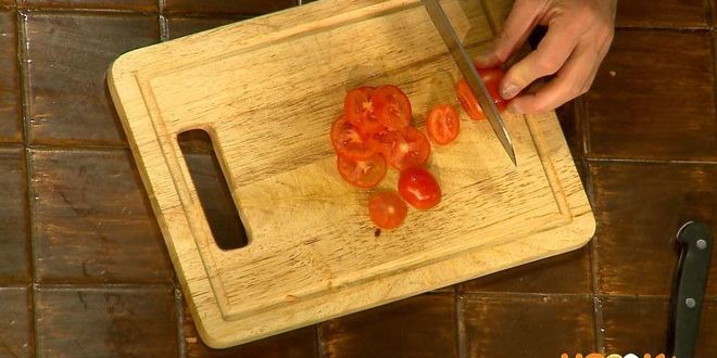 Рецепт брускетты с семгой