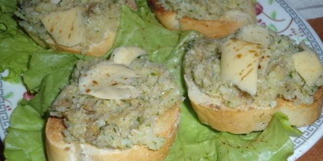 Рецепт брускетты с тапенадом из цветной капусты