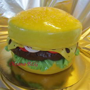 Рецепт Бисквитного торта Гамбургер