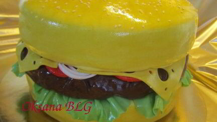 Рецепт Бисквитного торта Гамбургер