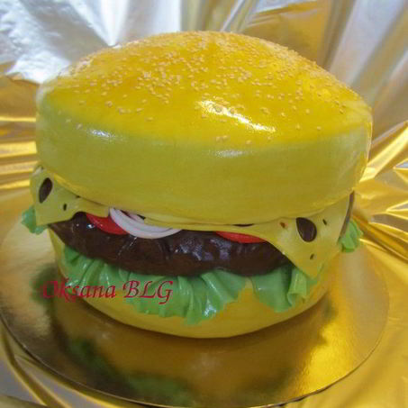 Рецепт Бисквитного торта Гамбургер