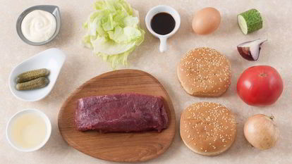 Рецепт Бургера с говядиной