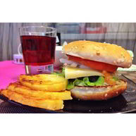 Рецепт Бургера с котлетой гриль из рубленной говядины