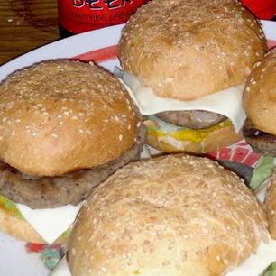 Рецепт Бургеров с домашними булочками