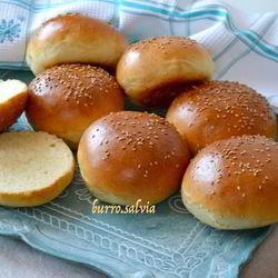 Рецепт Домашних булочек для гамбургеров