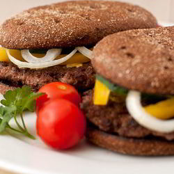 Рецепт Домашнего гамбургера с ржаным хлебом