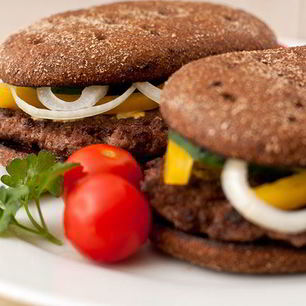 Рецепт Домашнего гамбургера с ржаным хлебом