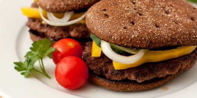 Рецепт домашнего гамбургера с ржаным хлебом