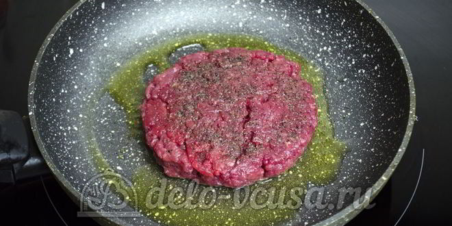 Рецепт гамбургера с говядиной