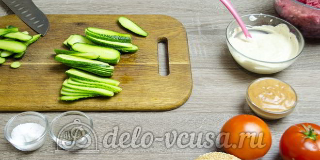 Рецепт гамбургера с говядиной