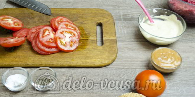 Рецепт гамбургера с говядиной