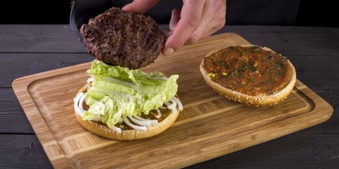 Рецепт гамбургера с пикантной заправкой