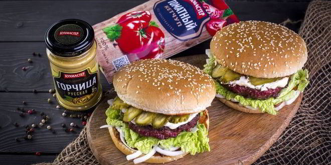 Рецепт гамбургера с пикантной заправкой