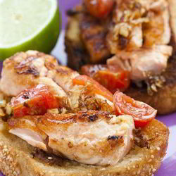 Рецепт Гамбургера с семгой